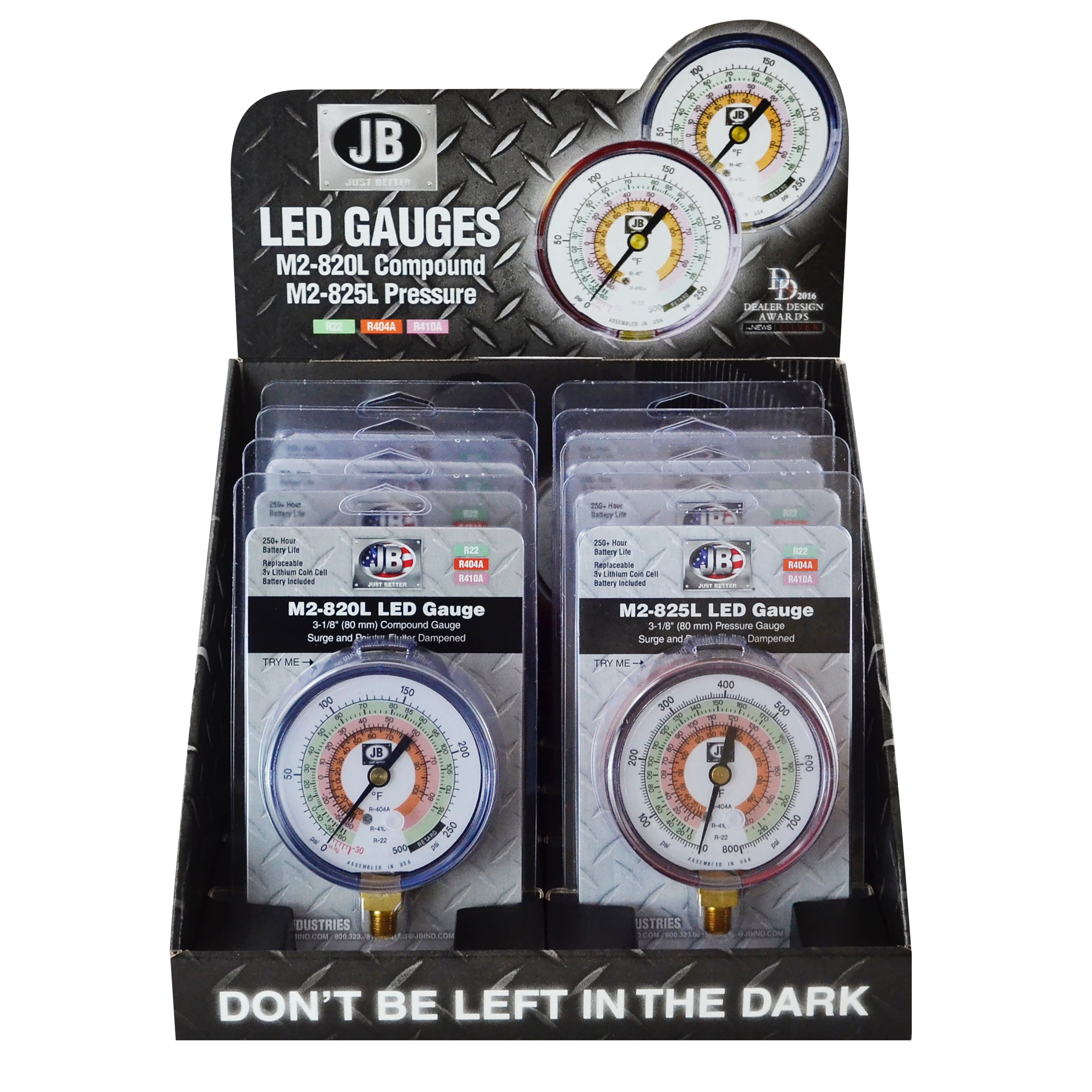 LED Gauge Counter Display 12 Pack