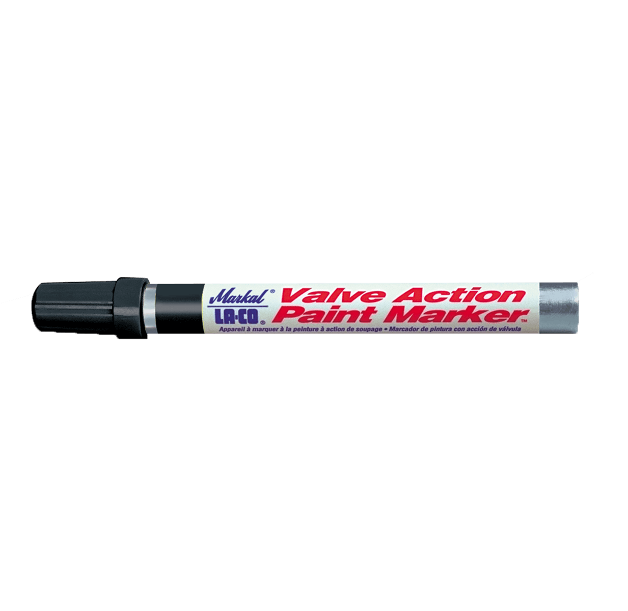 Markal 96823 Black Valve Action Paint Marker